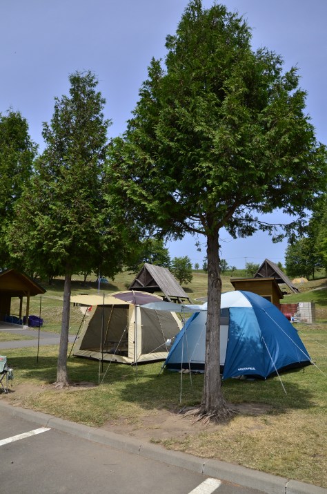 Free Camp Site 最近入口的營地